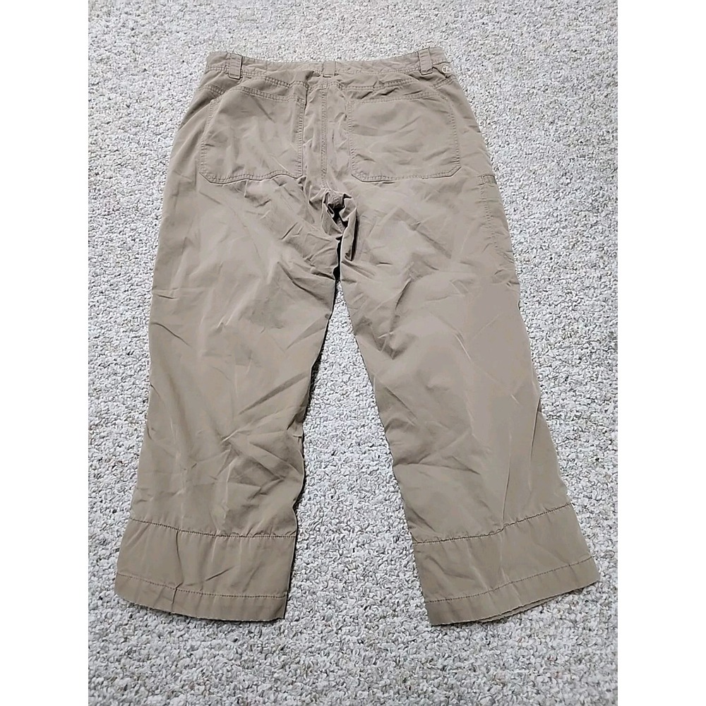 Rail Riders Hiking Pants Mens Khaki Nylon Fleece Lined‎ Trail Taper 34x28 - Picture 10 of 16